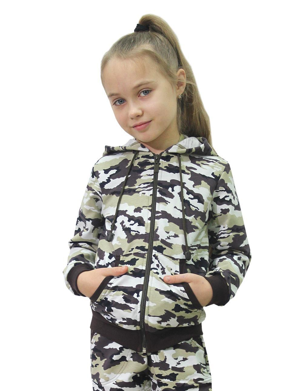 Костюм детский BVR-SPORT тк.Футер цв.Камуфляж 4974
