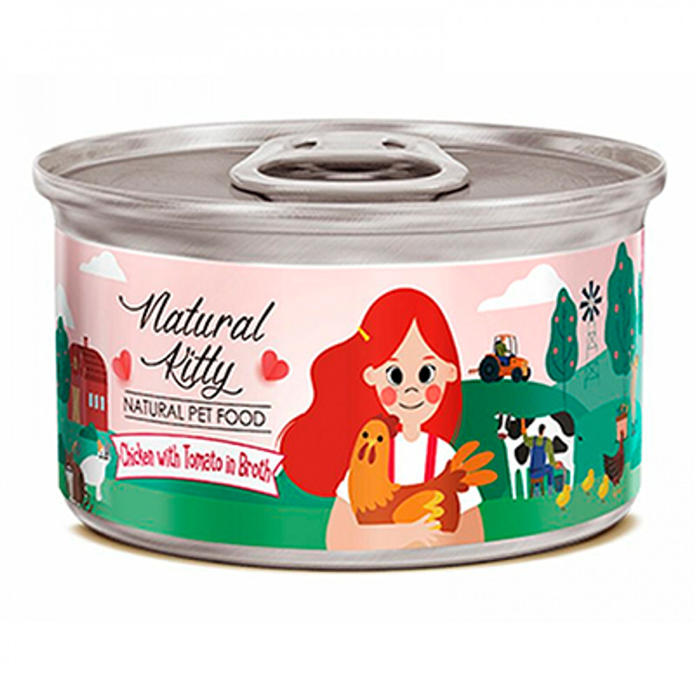 Pettric Natural Kitty Курица в бульоне, 80гр