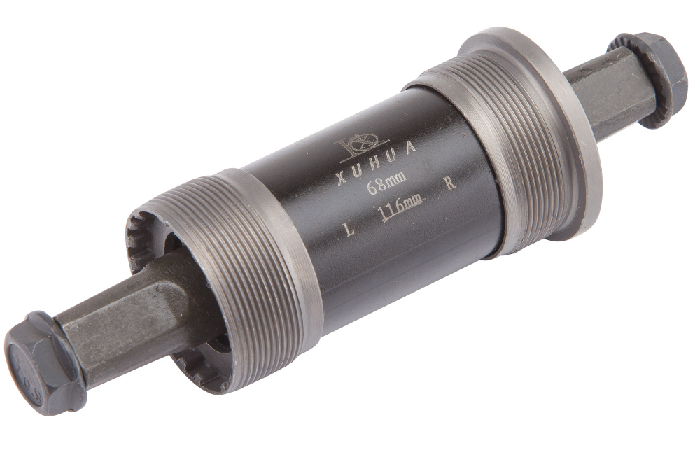 Картридж каретки 68х116мм XH-AXLE-05 XUHUA 1.37"х24tpi, ось под квадрат, стальной