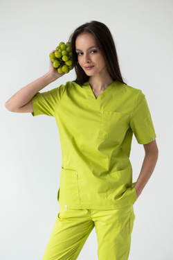 Блуза женская м640 toray стретч лайм