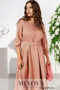 Платье 3174-пудра Minova