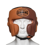 Шлем боксерский LEADERS LS MEX HERITAGE BR/BG 1/2 (коричневый/бежевый)