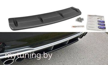 Сплиттер бампера заднего для AUDI S3 8V Sedan рестайлинг (17-...)