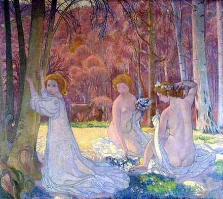 Maurice Denis (1870-1943) - эротическое искусство французского художника
