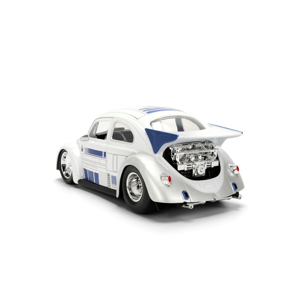JADA Star Wars - Металлическая машина 1959 VW Drag Beetle 1:24 + фигурка R2D2 3369123