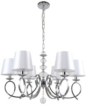 Люстра подвесная 6*Е14 1043/09/06P хром Zafira Stilfort