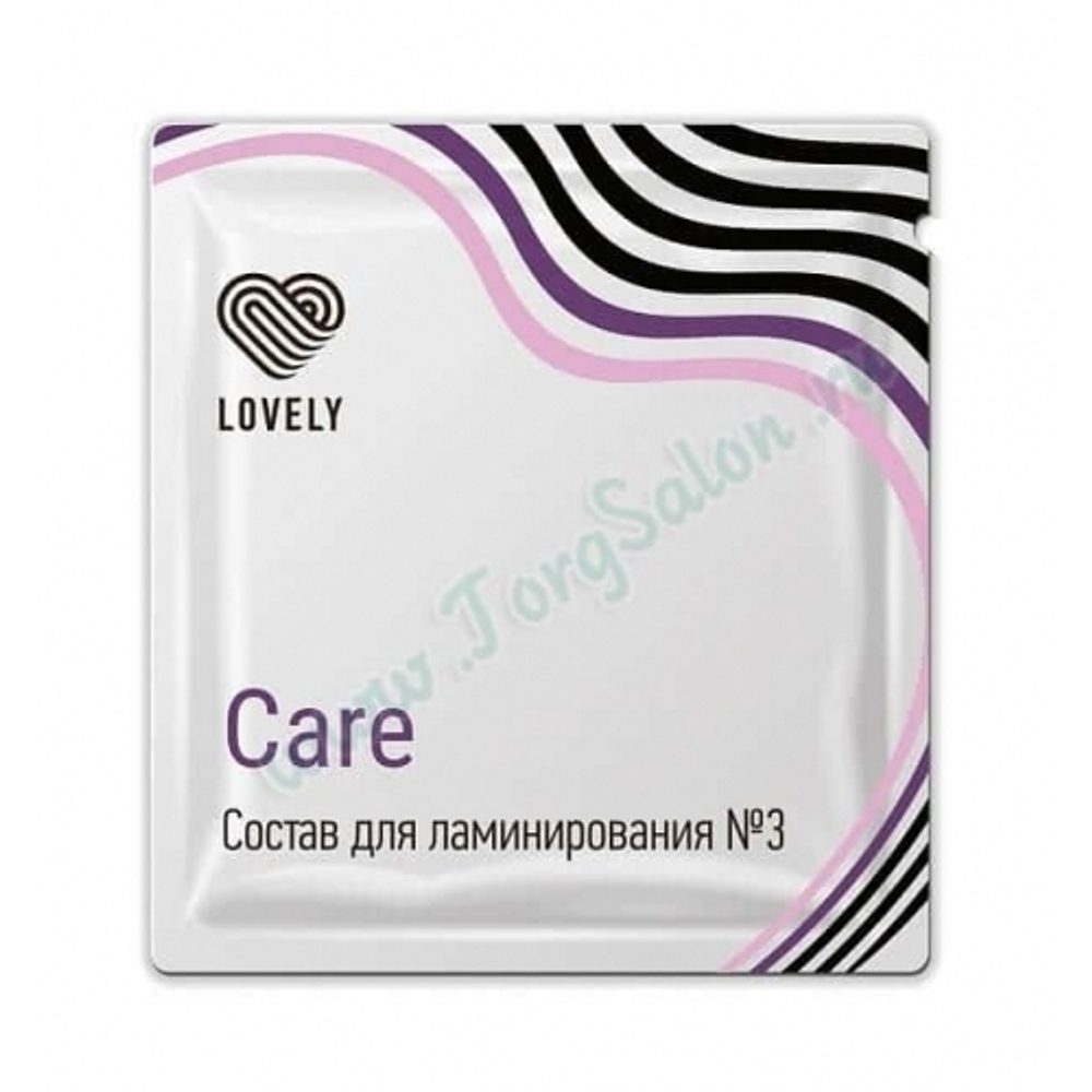 Состав для ламинирования ресниц №3 «Care», в саше, Lovely, 1 гр.