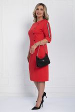 Платье Простота в деталях (красное) П12621-5 LT Collection