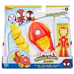 Hasbro Spidey Amazing Friends - фигурка Железного человека + транспортное средство F7458 / артикул   F6776 F7458  / GTIN 5010994192778