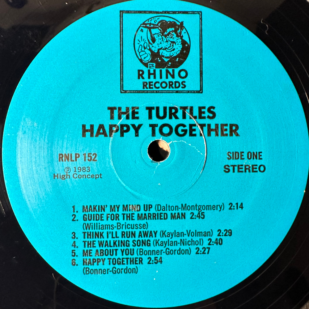 The Turtles ‎– Happy Together (США 1983г.)