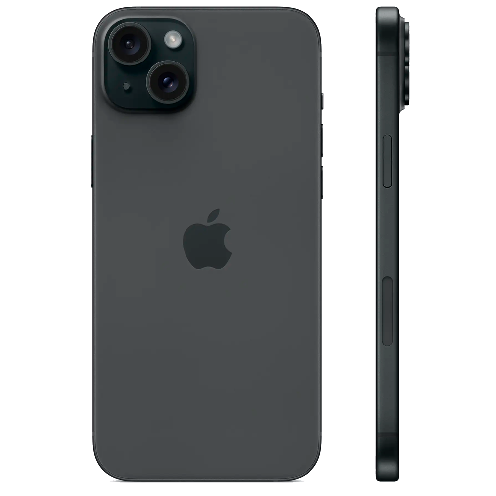 Смартфон Apple iPhone 15 Plus 128GB eSIM, Black (Черный)