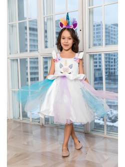Пышное нарядное платье Единорога