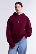 Худи Гербарий Клевер Warm Бордо