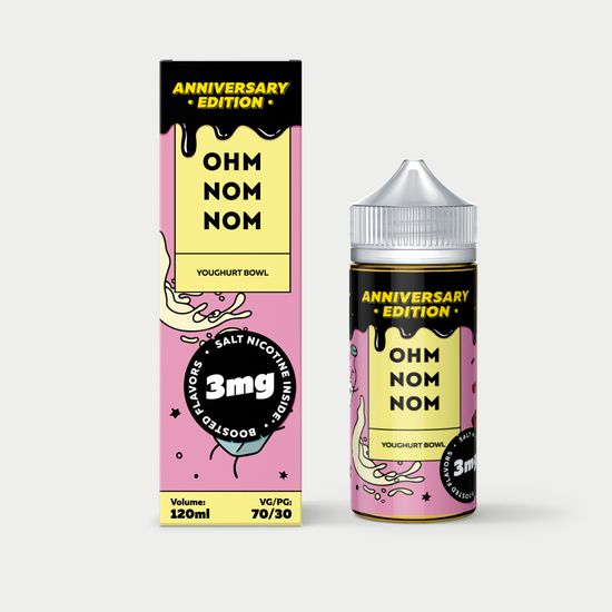 Жидкость OhmNomNom (120 мл, 3 мг) Yoghurt Bowl