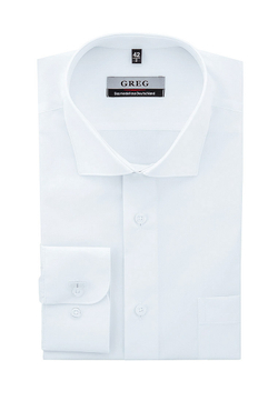 Сорочка GREG Classic fit 100/199/WHITE "База"