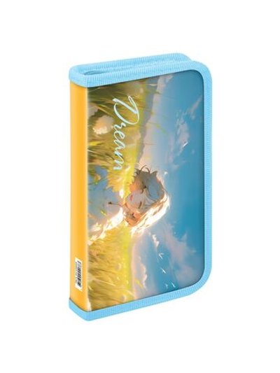 Пенал школьный 1 отделение 19х11см (ПК3-О110005)