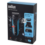 Электробритва Braun Series 3 Shave & Style 3010BT Blue