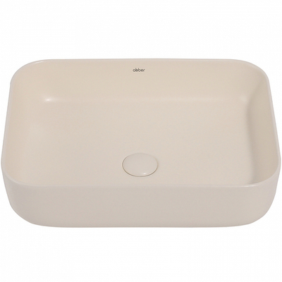 Раковина-чаша Abber Rechteck 50 AC2202MBE Светло-бежевая матовая