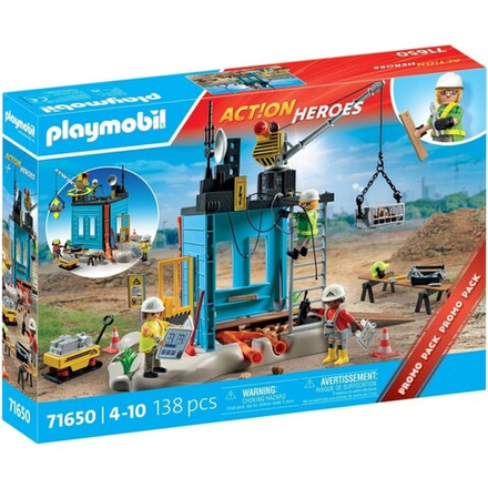 Playmobil - Строительная площадка Action Heroes 71650 / артикул   71650  / GTIN 4008789716507