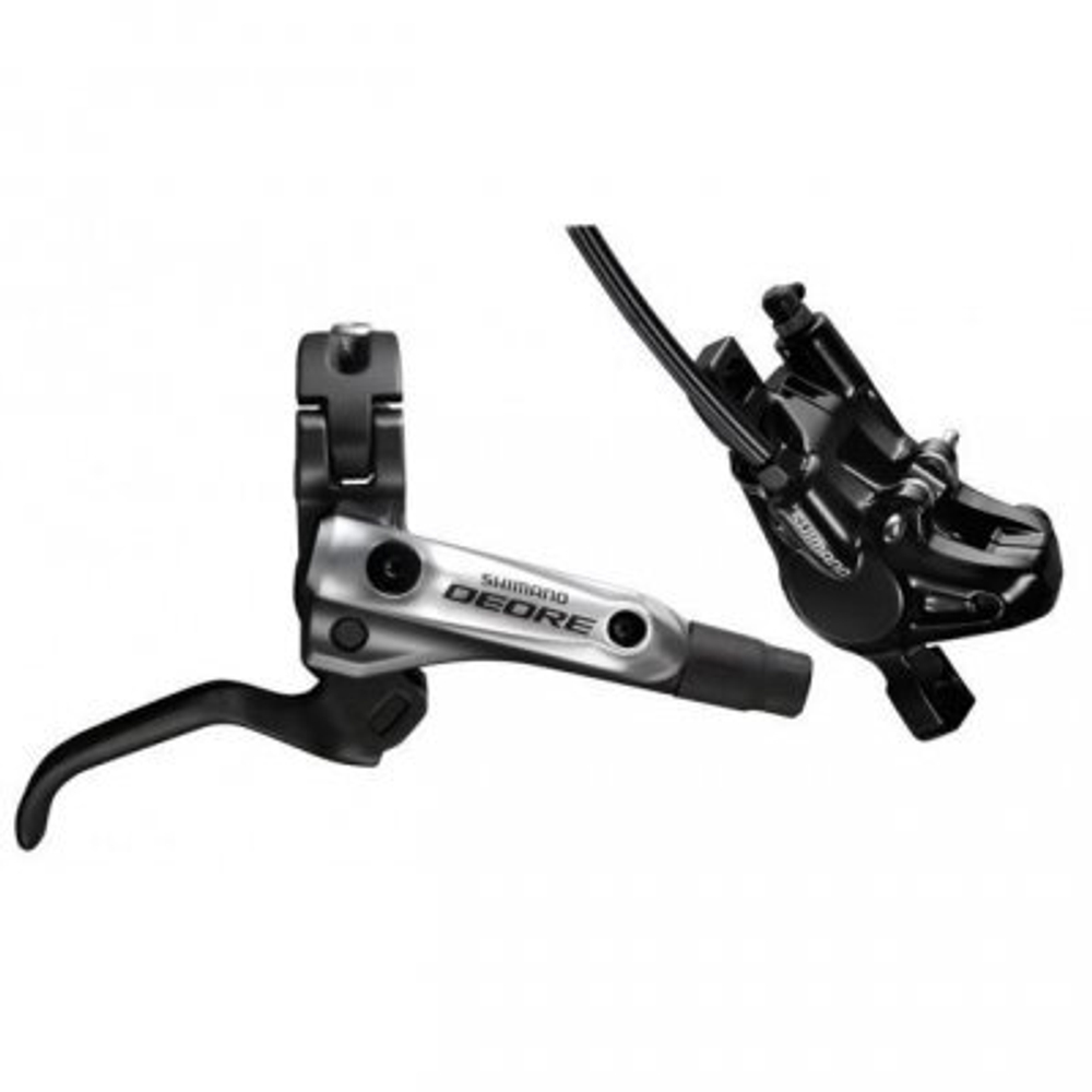 Тормоз диск. Shimano, M615, BL(прав)/BR(задн), пласт. кол., 1700мм