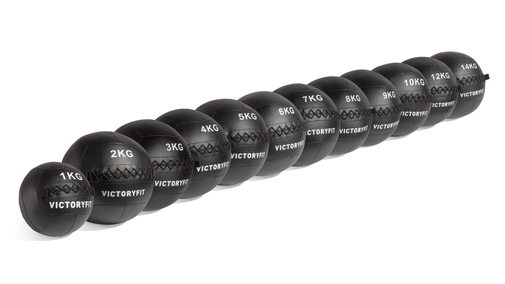 Мяч тренировочный (Wall Ball) 9 кг VictoryFit VF-WBA090