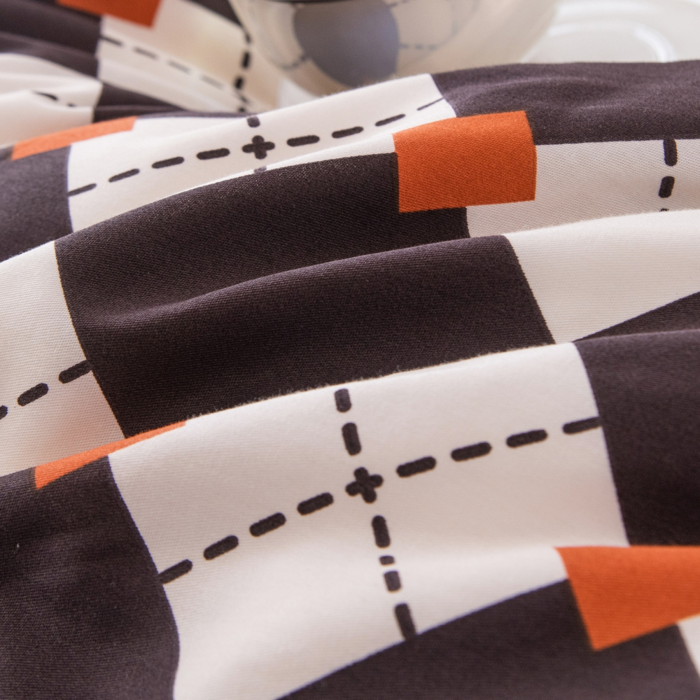 КПБ Сатин 100% хлопок C588, 2 спальный, наволочки 50-70 2 шт