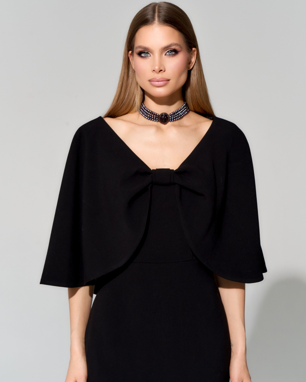 Корсетное платье из премиального крепа