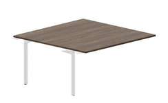 Составной стол на 2 рабочих места 158х156,6х75см (без отверстий) - приставной элемент