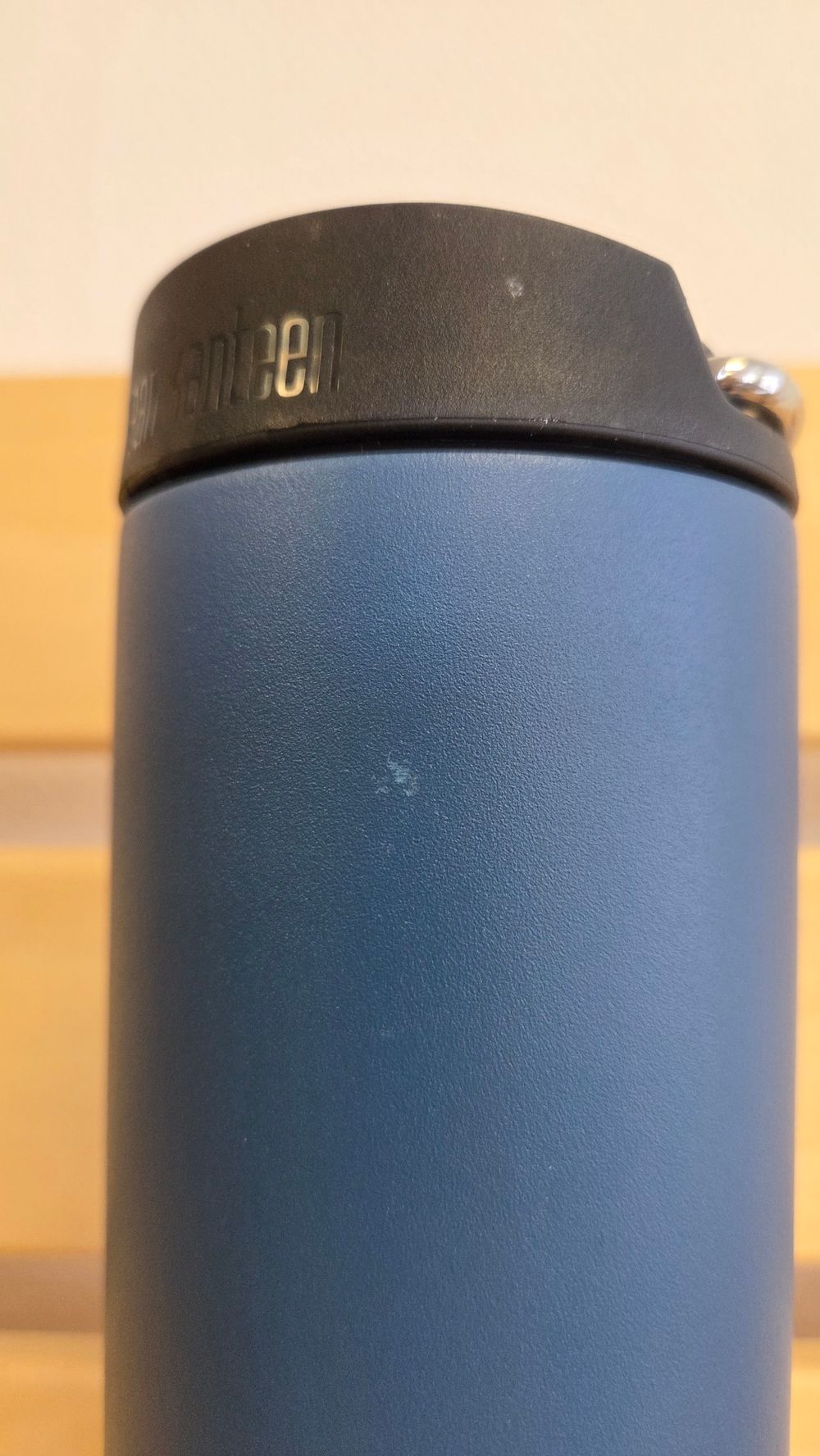 Термокружка Klean Kanteen TKWide Cafe Cap 20oz (592 мл) Real Teal (мелкие потертости)