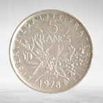 France, 5 Francs 1978 - Signature "O. Roty", VF