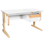 Растущая парта Дэми СУТ 25 с навесной тумбой (1200×610 мм)