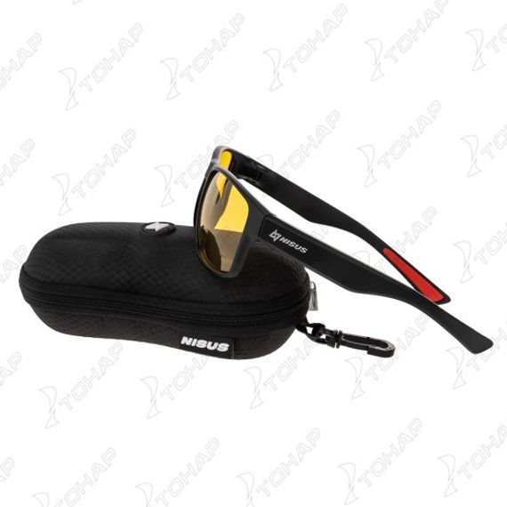 Очки поляризационные в жест.чехле (желтый) (N-OP-LZ0471-Y) Nisus