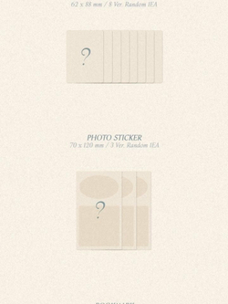 Альбом KIHYUN - VOYAGER 1st Single Album RANDOM Version