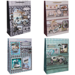 Пакет подарочный «Винтаж» 31*42*12 см, микс