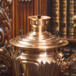 Антикварный тульский самовар в форме рюмки