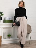 Брюки Городской ритм (молочные) Б15262-9М LT Collection