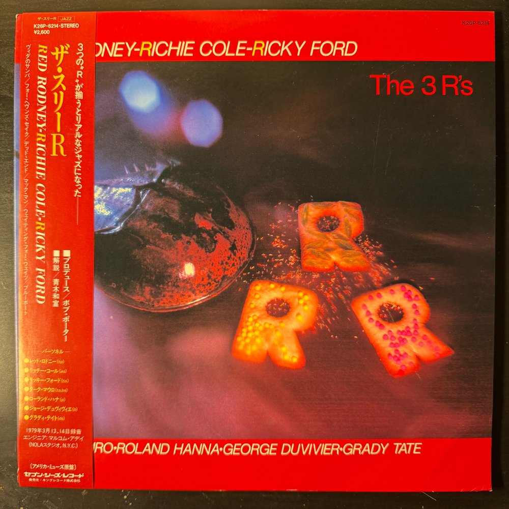 Red Rodney / Richie Cole / Ricky Ford – The 3 R's (Япония 1983г.)