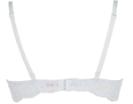 Кружевной бюстгальтер с формованными чашками Amy (Размер: 34D) (Цвет: белый)