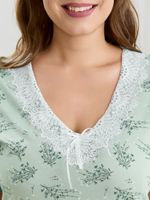 Ночная сорочка Канна-1 Виотекс ЗЕЛЁНЫЙ