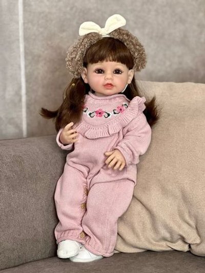 Кукла Реборн виниловая 55см в пакете (FA-309)