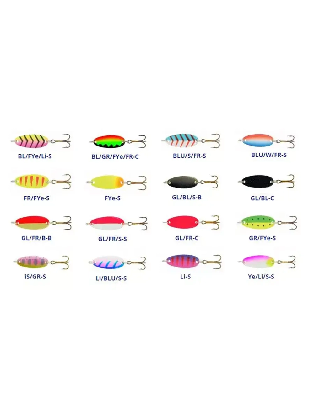 Блесна для рыбалки UL 1 30/4,0 BL/GR/FYe/FR-C