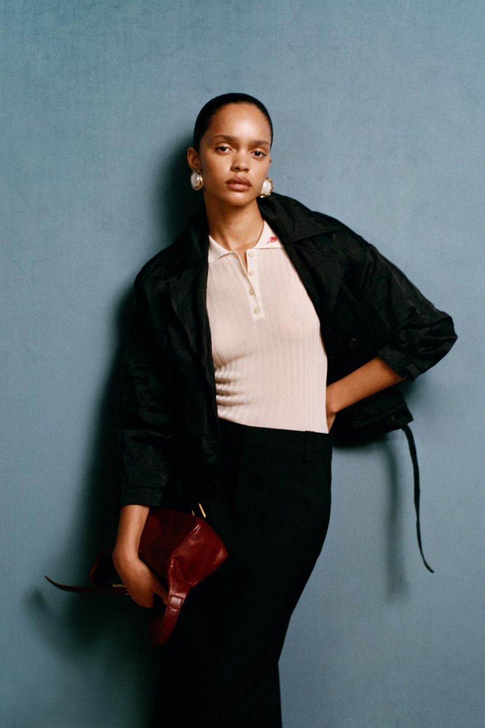 ZARA X WILLY CHAVARRIA БОДИ В РУБЧИК, СВЕТЛЫЙ ЭКРЮ