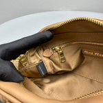 Miu Miu Matelasse Nappa Leather Top Handle Bag 24 cm