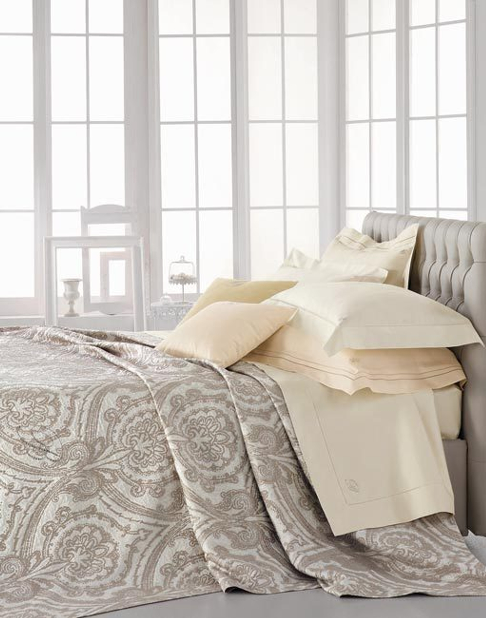 Покрывало 270х270 Blumarine Anya Torroncino коричневое Италия