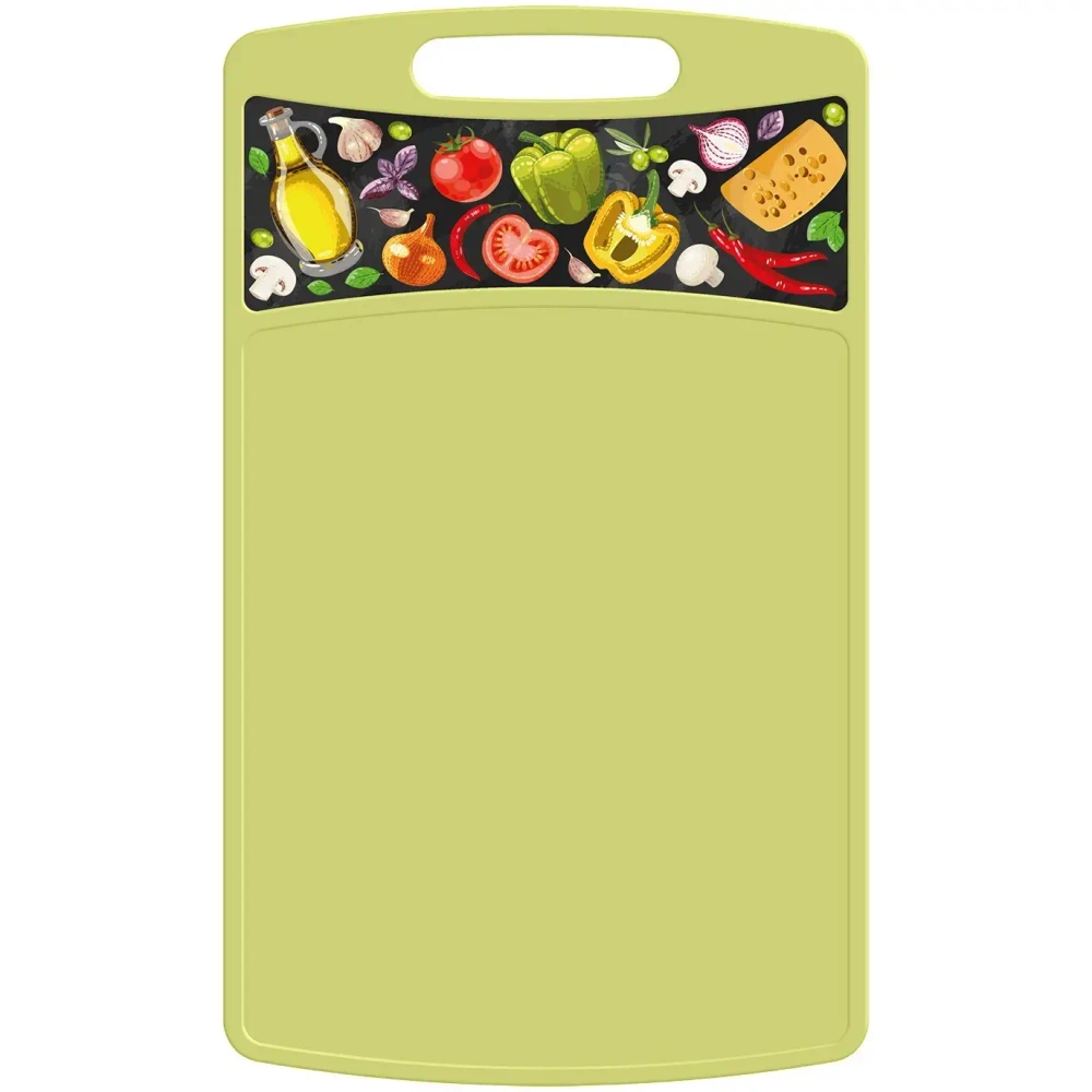 Доска разделочная пластиковая 26*15,5*см «Bergamo» салатовый