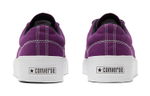 Converse Skidgrip Cvo wear-resistant non-slip low-top canvas shoes for men and women with the same purple and white