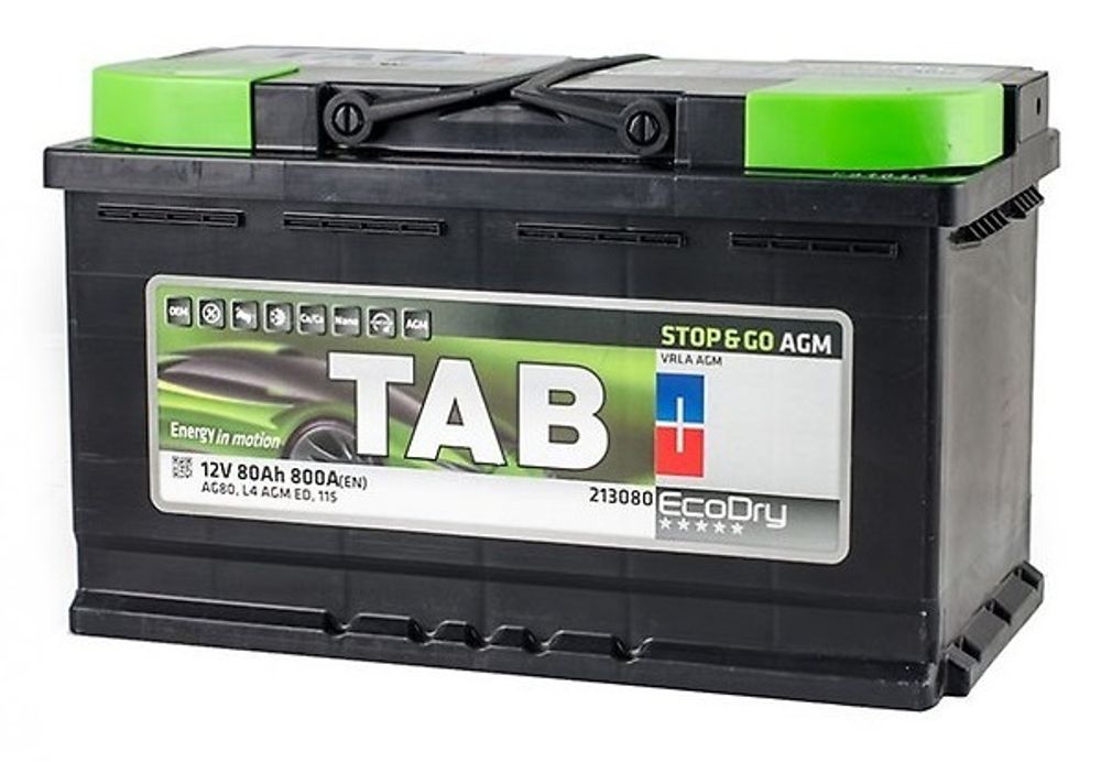 TAB Eco Dry 6CT- 80 ( 213080 ) аккумулятор