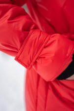 Костюм женский зимний "Fly" красный-черный