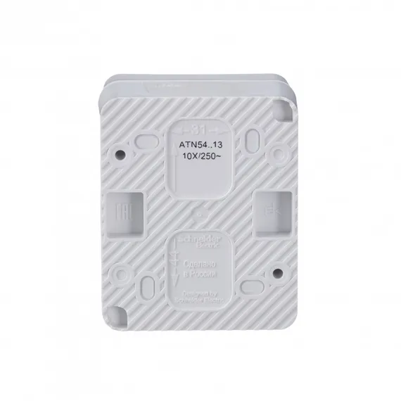 Выключатель 1-кл. ОП AtlasDesign PROFI IP54 10AX с подсветкой бел. SE ATN540113
