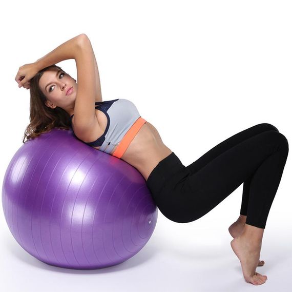 Yoqa-pilates topu \ Мяч для йога-пилатеса \ Yoga-pilates ball 75 sm purple
